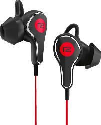 In Ear Bluetooth Kopfhörer Titan, schwarz/rot