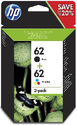 Nr. 62 Black + Colour, 2er-Pack Druckerpatronen (N9J71AE)