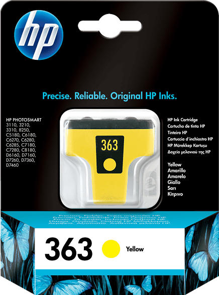 HP 363 Tintenpatrone Gelb (C8773EE)