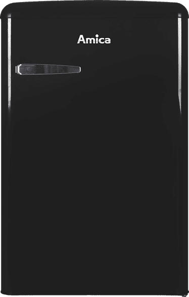 AMICA VKS15624S Kühlschrank (91 kWh/Jahr, A++, 860 mm hoch, Schwarz)