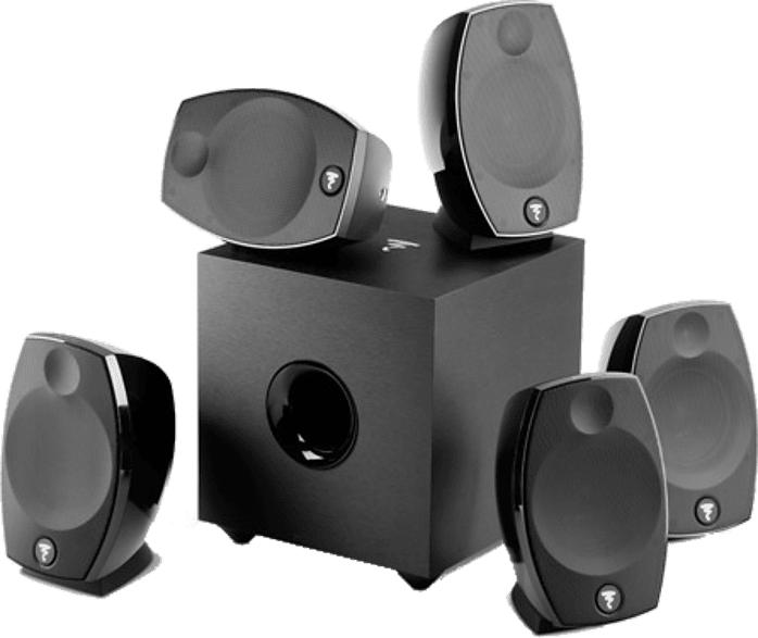 Focal Heimkino Lautsprecher Set Sib Evo 5.1, schwarz