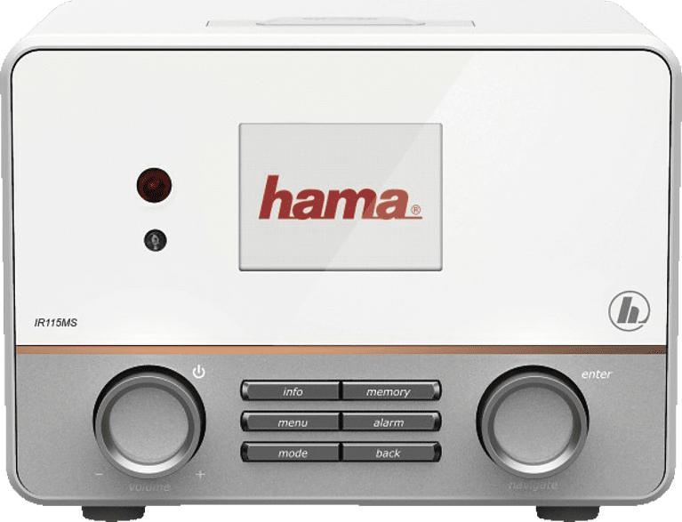 Internetradio IR115MS Multiroom, App-Steuerung weiß, 54856
