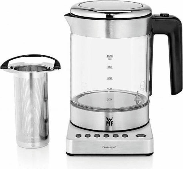 Wasserkocher KÜCHENminis Vario mit 1 l Fassungsvermögen in Silber