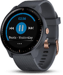 Smartwatch vivoactive 3 Music, granitblau/rosegold (010-01985-32)