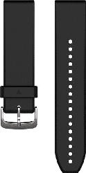 Ersatzarmband QuickFit 22 Silikon, schwarz (1246)