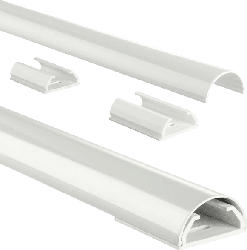 Kabelkanal Aluminium 1.1m, 33mm, weiß (00179773)