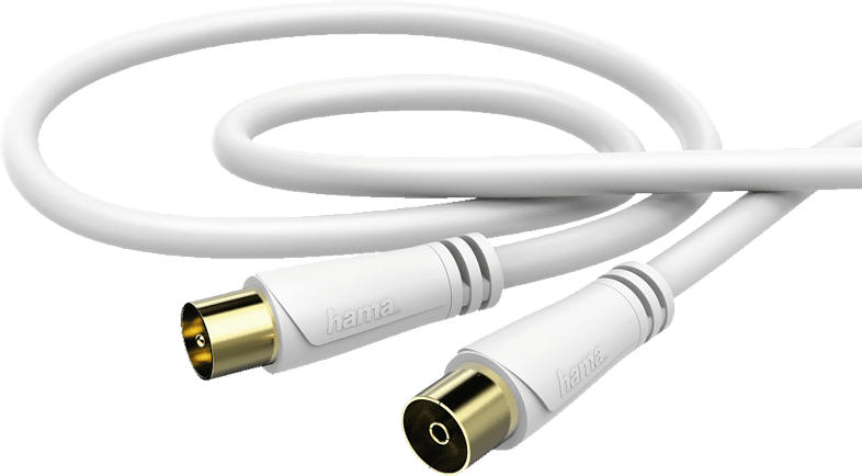HAMA Koax-Stecker - Koax-Kupplung 1.5 m Antennenkabel