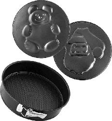 Springform Set Backform Weihnachtsmann und Bär Ø 26 cm