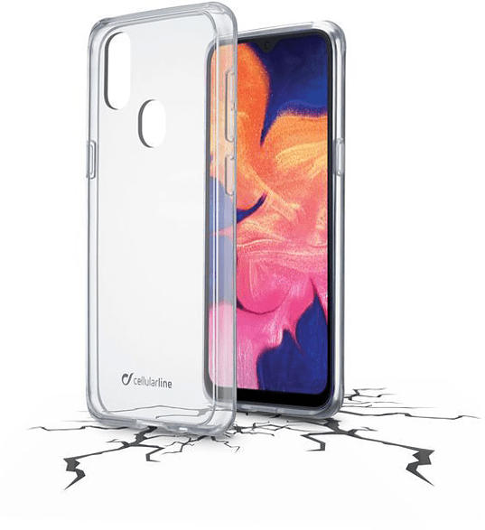 CELLULAR LINE CLEAR DUO , Backcover, Samsung, Galaxy A20e, Thermoplastisches Polyurethan, Transparent