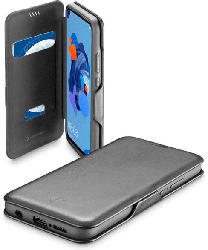 Buchklapptasche Book Clutch für Huawei P20 Lite (2019), schwarz