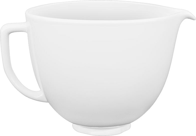 Kitchen Aid 4.7l Keramik Schüssel White Chocolate 5KSM2CB5LWK