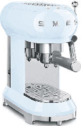 Smeg ECF01PBEU Retro 50's Style Espressomaschine mit Siebträger (Blau, 1350 Watt, 15 bar)
