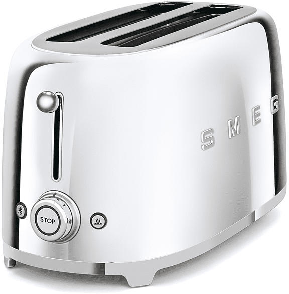 Retro Style Langschlitz-Toaster, 2-Schlitz, Chrome TSF02SSEU