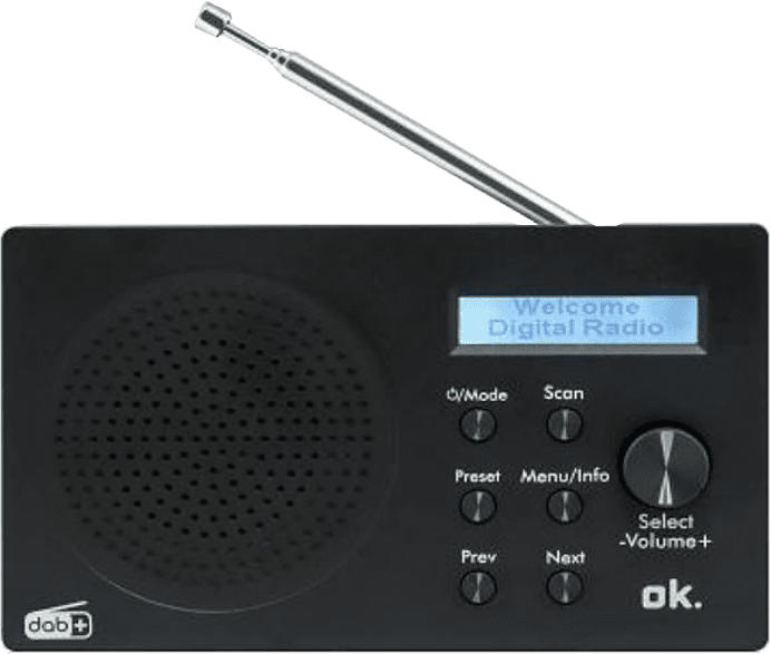 wogibtswas.at DAB+ Radio ORD101BT, schwarz € 19,99 bei