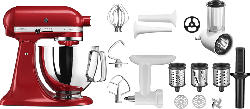 Küchenmaschine 5KSM125 EER Empire Rot inkl Set 5KSM2FPPC & Wurstfüllhorn 5KSMSSA
