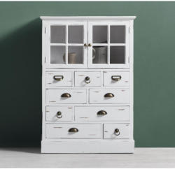 VITRINE in Weiß 'Lewis Vintage'