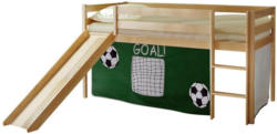 Spielbett Manuel 90x200 cm Dunkelgrün
