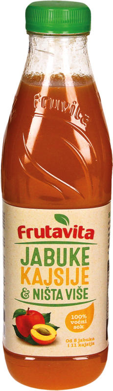Apfel-Aprikosensaft, pasteurisiert.