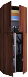 Mehrzweckschrank Lona B: 70 cm Nussbaum Dekor