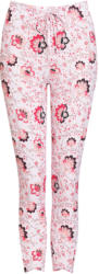 3/4 Damen Schlafhose mit Allover-Motiv