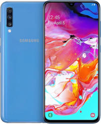 Galaxy A70, blau