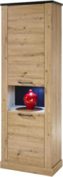 Vitrine Morel B: 72cm, Eiche Dekor
