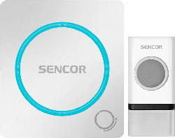 Sencor SWD110 Digitale Türklingel bis zu 150 m Reichweite, 48 Melodien, IP44 (spritzwassergeschützt)