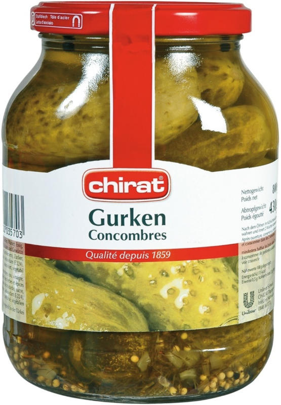 Chirat Cetriolini 800 g -