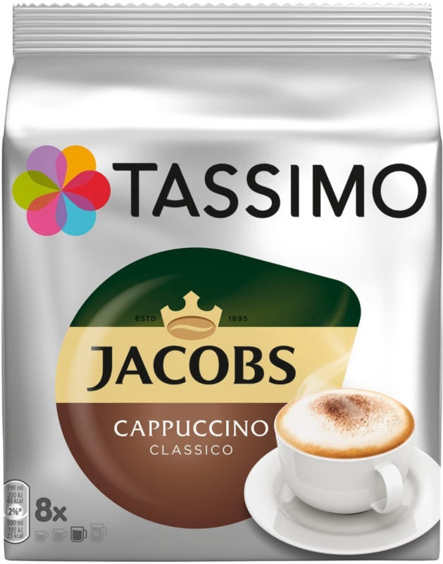 Tassimo Jacobs cappuccino 8 capsules 260g -
