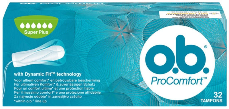 O.B. Tampons Super Plus Pro Comfort, 32 Stk. -