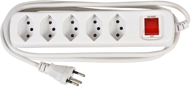 POWER EASY Steckdosenleiste 5x T13, 1.4 Meter -