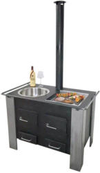 XXL Fondue und Grill Küche, Outdoor