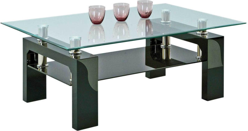 Table basse Silvia II, noir -