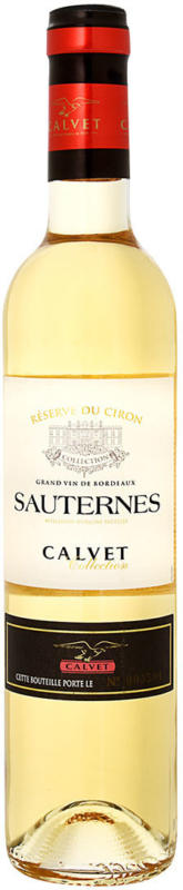 Calvet Sauternes Réserve du Ciron AOC - 6 Stück