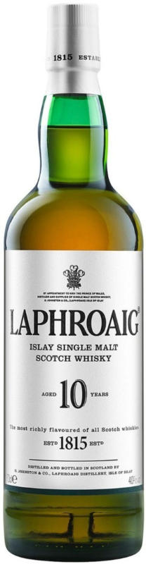 Laphroaig 10 Years Old Islay Single Malt Scotch Whisky 70cl -