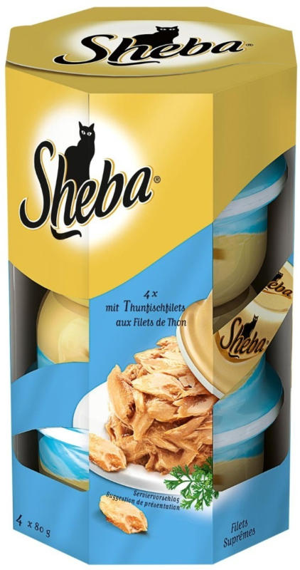 Sheba filetto di tonno 4 x 80 g -