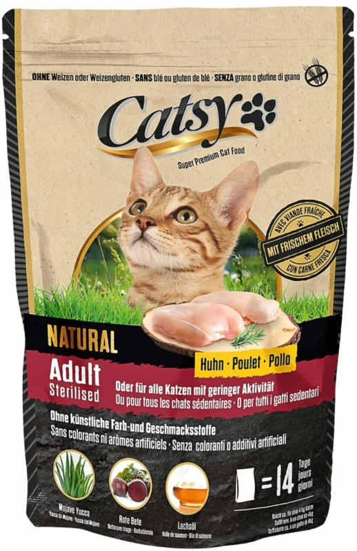 Catsy Adult & Sterilised Cat Chicken 1 kg -