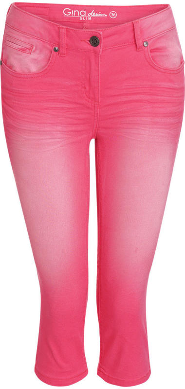Damen Capri-Jeans mit Used-Waschung (Nur online)