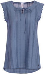 Damen Bluse mit Lochstickerei