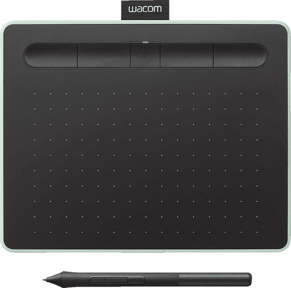 Grafiktablett Intuos Größe S Comfort mit Bluetooth, schwarz/grün (CTL-4100WLE-N)