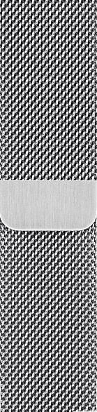 APPLE 40 mm Milanaise Armband, Ersatzarmband, Apple, Watch Modelle 38 mm und 40 mm, Silber