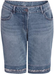 Damen Bermuda-Shorts mit Pailletten