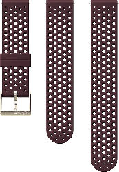 ATHLETIC 1 20MM BURGUNDY/GOLD S3 SILICONE STRAP