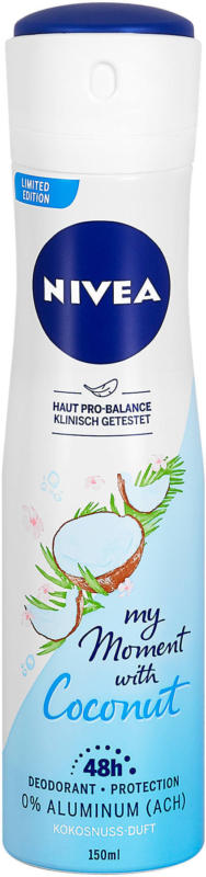 Nivea Deodorant My Moment With Coconut