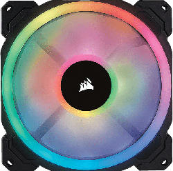 CORSAIR LL140 RGB LED Doppelpack mit Lighting Node PRO Gehäuselüfter, Schwarz