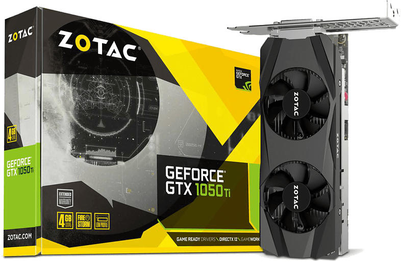 GeForce® GTX 1050 Ti Low Profile, 4GB GDDR5 (ZT-P10510E-10L)