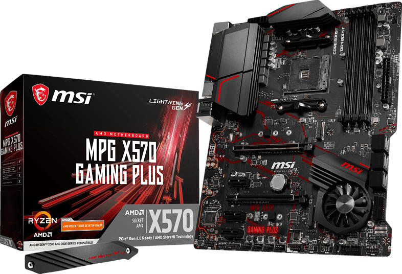 MSI MPG X570 Gaming Plus Mainboard Schwarz