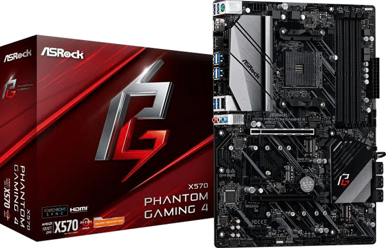 Mainboard X570 Phantom Gaming 4 (90-MXBAU0-A0UAYZ)