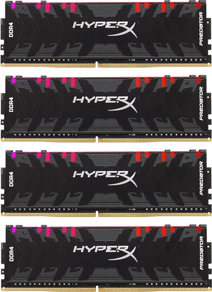 Arbeitsspeicher HyperX Predator RGB DIMM Kit 32GB, DDR4-3000 (HX430C15PB3AK4/32)