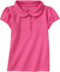 Mädchen Poloshirt mit Ziersteinchen (Nur online)